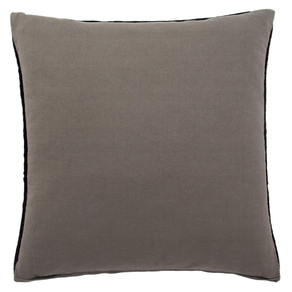 Jaipur Living Jaipur Living Terzan Wool Cotton Geometric Triangle Pillow Cover for Modern Rooms Gray PLC101940