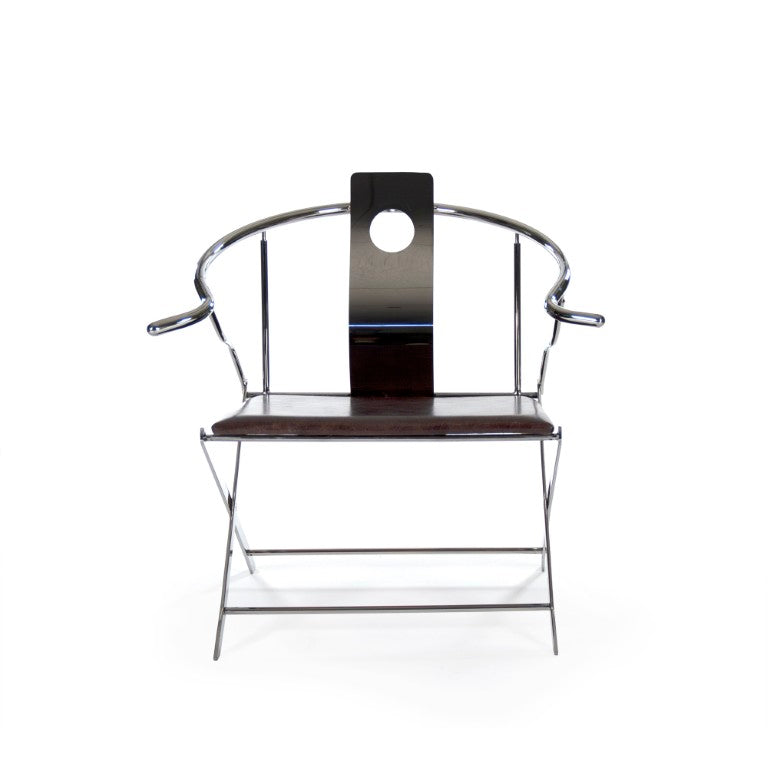 Zentique Azure Arm Chair — Top-Grain Leather, Brushed Stainless Frame, Contoured Comfort for Living & Office

Characters count: 97 PF7145