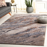 Safavieh Pacific 865 Power Loomed Contemporary Rug Grey / Brown PFC865H-9