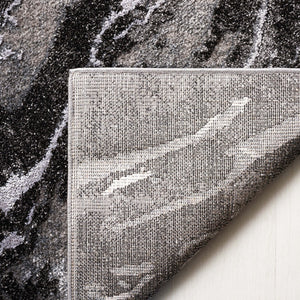 Safavieh Pacific 865 Power Loomed Contemporary Rug Grey / Black PFC865J-9