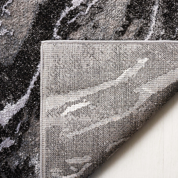 Safavieh Pacific 865 Power Loomed Contemporary Rug Grey / Black PFC865J-9