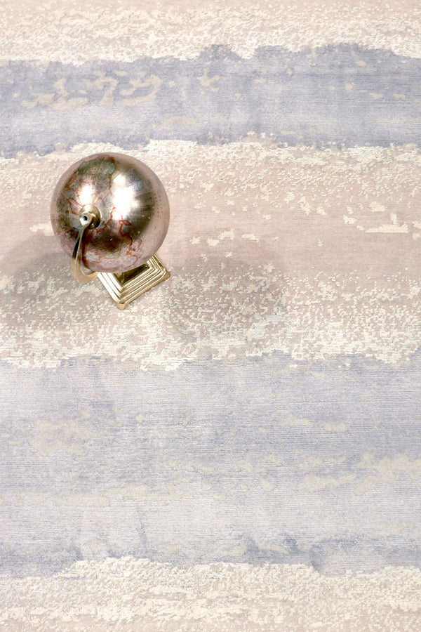 Pasargad Home Modern Collection Hand-knotted Abstract Silk & Wool Area Rug For Elegant Spaces   Pg-1716 8x10