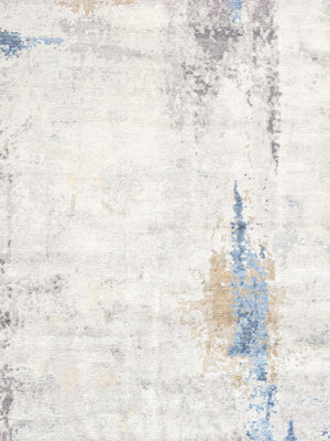 Pasargad Home Modern Collection Hand-knotted Abstract Silk & Wool Area Rug For Elegant Spaces   Pg-1822-14 8x10