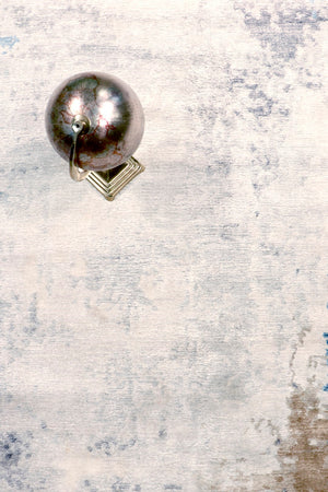 Pasargad Home Modern Collection Hand-knotted Abstract Silk & Wool Area Rug For Elegant Spaces   Pg-1822-14 8x10