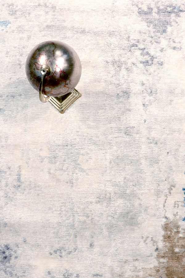 Pasargad Home Modern Collection Hand-knotted Abstract Silk & Wool Area Rug For Elegant Spaces   Pg-1822-14 8x10