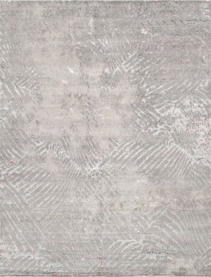 Pasargad Home Modern Collection Hand-knotted Abstract Silk & Wool Area Rug For Elegant Spaces   Pg-1867-4 9x12