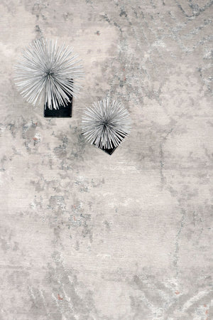 Pasargad Home Modern Collection Hand-knotted Abstract Silk & Wool Area Rug For Elegant Spaces   Pg-1867-4 9x12