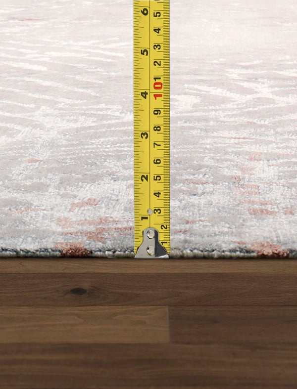 Pasargad Home Modern Collection Hand-knotted Abstract Silk & Wool Area Rug For Elegant Spaces   Pg-1867-4 9x12