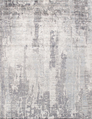 Pasargad Home Modern Collection Hand-knotted Abstract Silk & Wool Area Rug For Elegant Spaces   Pg-1891-1 9x12