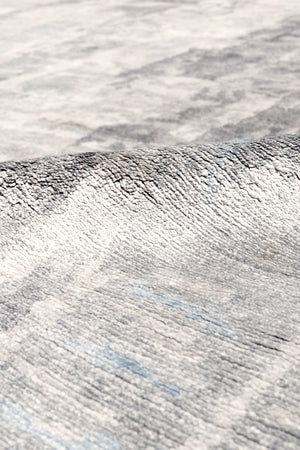 Pasargad Home Modern Collection Hand-knotted Abstract Silk & Wool Area Rug For Elegant Spaces   Pg-1891-1 9x12