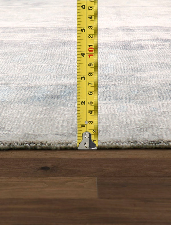 Pasargad Home Modern Collection Hand-knotted Abstract Silk & Wool Area Rug For Elegant Spaces   Pg-1891-1 9x12