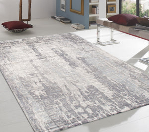 Pasargad Home Modern Collection Hand-knotted Abstract Silk & Wool Area Rug For Elegant Spaces   Pg-1891-1 9x12