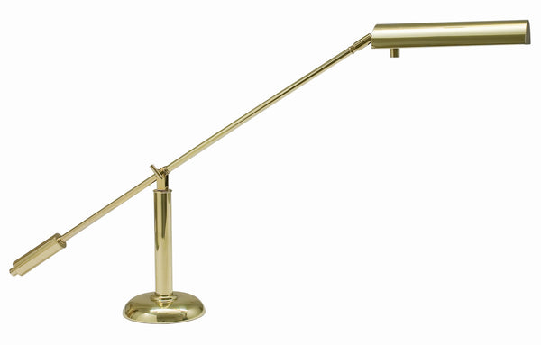 House Of Troy Upright Piano Lamp - Elegant Halogen Lighting For Your Piano Or Desk With Full Range Dimmer Feature Polished Brass Metal Ph10-195-pb