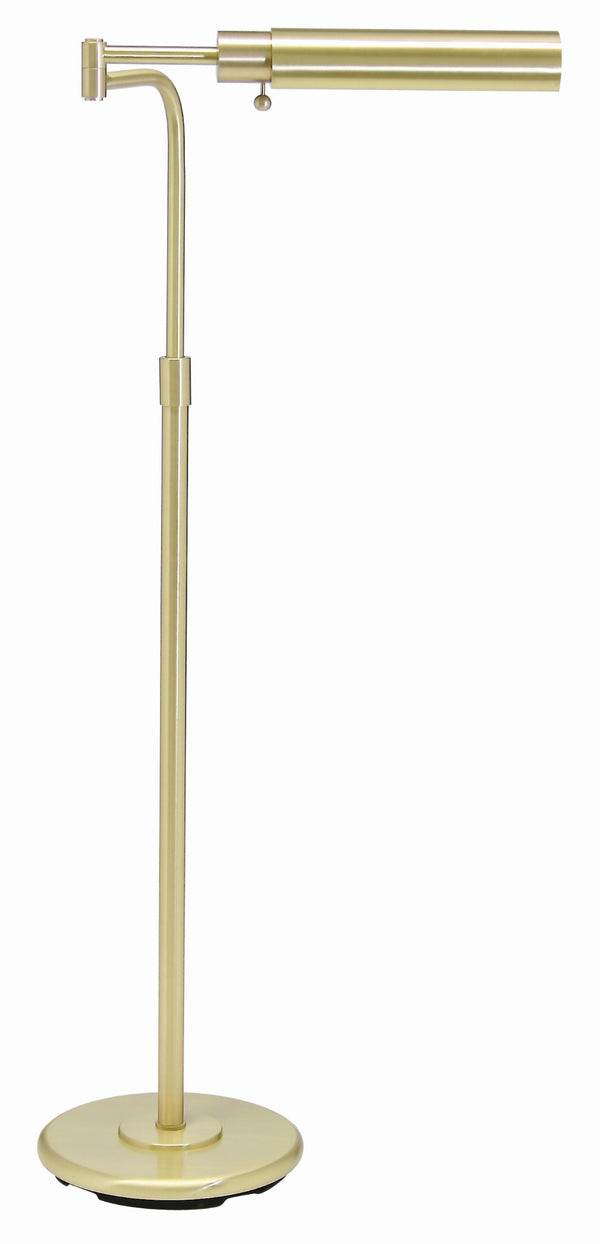 House Of Troy Home/Office Elegant Satin Brass Floor Lamps - Stylish Lighting Solution For Your Modern Space Satin Brass Metal Ph100-51-f