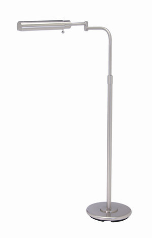 House Of Troy Home/Office Elegant Satin Brass Floor Lamps - Stylish Lighting Solution For Your Modern Space Satin Nickel Metal Ph100-52-f