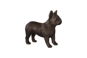 Phillips Collection French Bulldog Sculpture - Whimsical Silver Accent for Modern Decor & Playful Elegance in Home Bronze PH100002