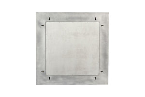 Phillips Collection Splotch Mirror: Sculptural Decorative Wall Mirror with Irregular Frame for Modern Luxury Interiors Silver Leaf PH100841