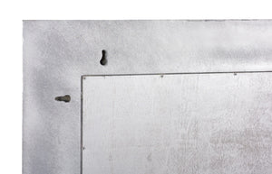 Phillips Collection Splotch Mirror: Sculptural Decorative Wall Mirror with Irregular Frame for Modern Luxury Interiors Silver Leaf PH100841