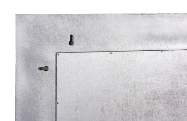 Phillips Collection Splotch Mirror: Sculptural Decorative Wall Mirror with Irregular Frame for Modern Luxury Interiors Silver Leaf PH100841