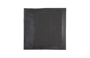 Phillips Collection Mercury Square Decorative Mirror With Unique Fluted Frame And Otherworldly Planet-inspired Design Black,Gold Resin,Resin Composite Ph100843