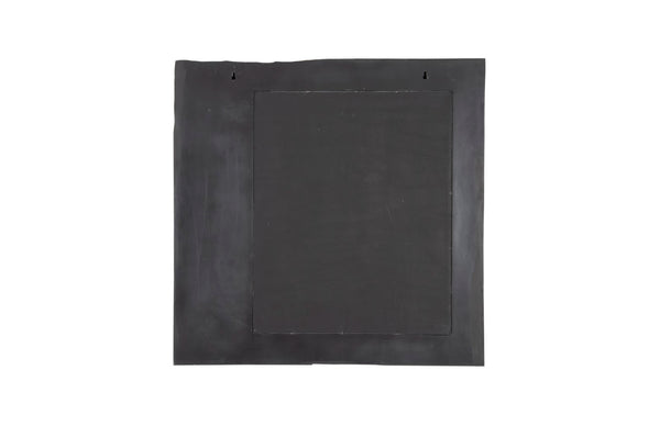 Phillips Collection Mercury Square Decorative Mirror With Unique Fluted Frame And Otherworldly Planet-inspired Design Black,Gold Resin,Resin Composite Ph100843