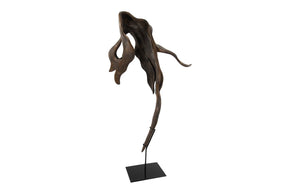 Phillips Collection Cast Root Sculpture - Stunning Resin Art Piece with Bronze Finish for Home, Gallery, or Office Decor PH102101