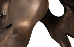 Phillips Collection Cast Root Sculpture - Stunning Resin Art Piece with Bronze Finish for Home, Gallery, or Office Decor PH102101