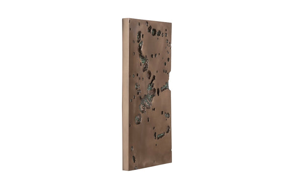 Phillips Collection Splotch Wall Art - Sparse Rectangular Bronze Accent for Modern Spaces, Textured & Ready to Hang PH102202