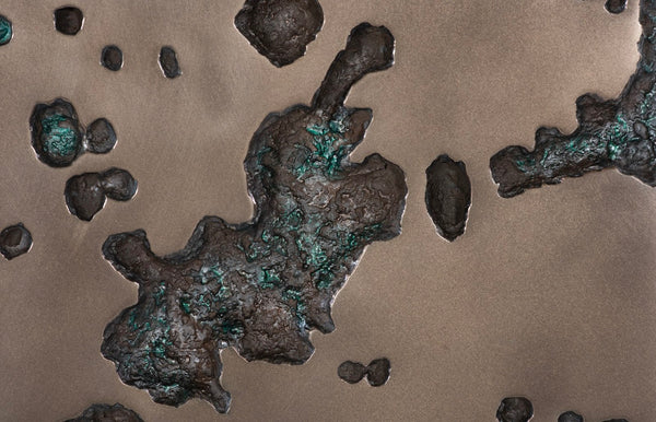 Phillips Collection Splotch Wall Art - Sparse Rectangular Bronze Accent for Modern Spaces, Textured & Ready to Hang PH102202