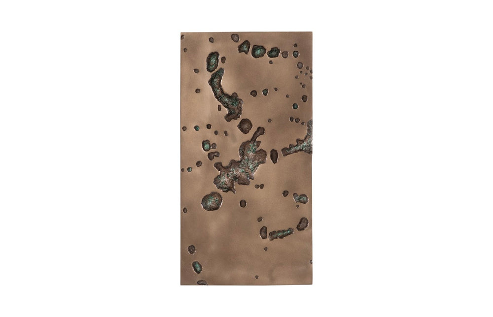 Phillips Collection Splotch Wall Art - Sparse Rectangular Bronze Accent for Modern Spaces, Textured & Ready to Hang PH102202