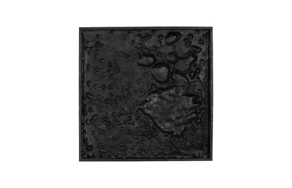 Phillips Collection Splotch Dense Wall Art - Modern Organic Design with Textured Surface for Eye-Catching Home Decor Square, Bronze Finish PH102203