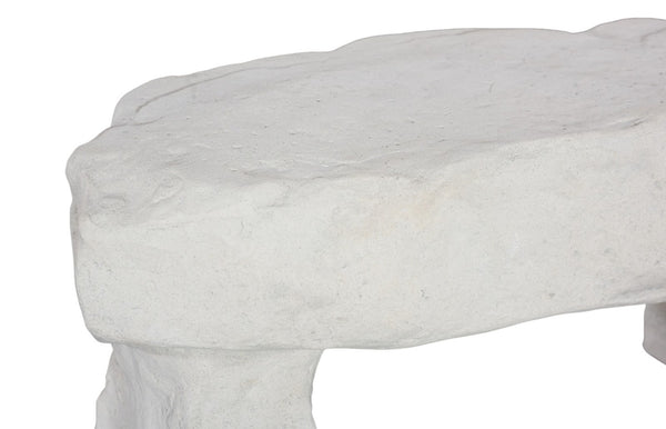 Phillips Collection Cast Stone Bench – Timeless Roman Design, Lightweight & Weather-Resistant for Elegant Outdoor Spaces PH102343