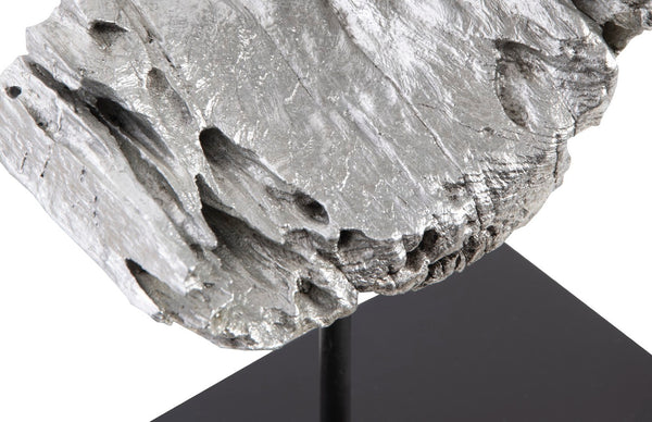 Phillips Collection Cast Eroded Wood Fragment Sculpture on Stand - Striking Museum-Quality Decor for Modern Interiors PH102832