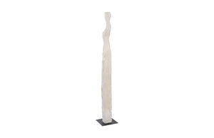 Phillips Collection Cast Colossal Roman Stone Woman Sculpture - Abstract Timeless Art for Dramatic Indoor & Outdoor Display PH102844