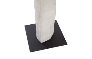 Phillips Collection Cast Colossal Roman Stone Woman Sculpture - Abstract Timeless Art for Dramatic Indoor & Outdoor Display PH102844