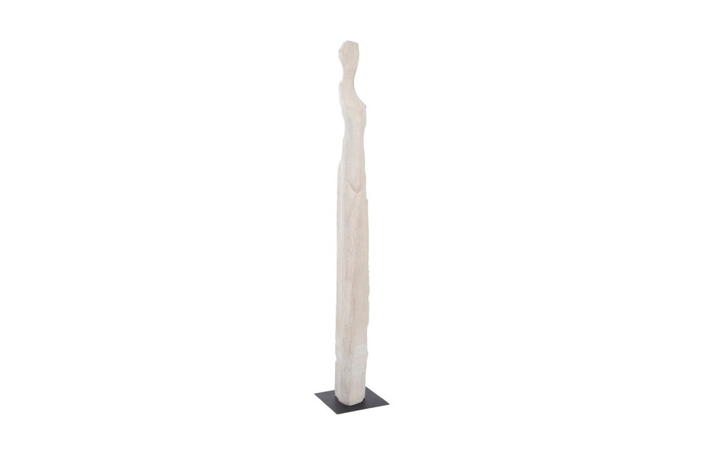 Phillips Collection Cast Colossal Roman Stone Woman Sculpture - Abstract Timeless Art for Dramatic Indoor & Outdoor Display PH102844
