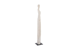 Phillips Collection Cast Colossal Roman Stone Woman Sculpture - Abstract Timeless Art for Dramatic Indoor & Outdoor Display PH102844