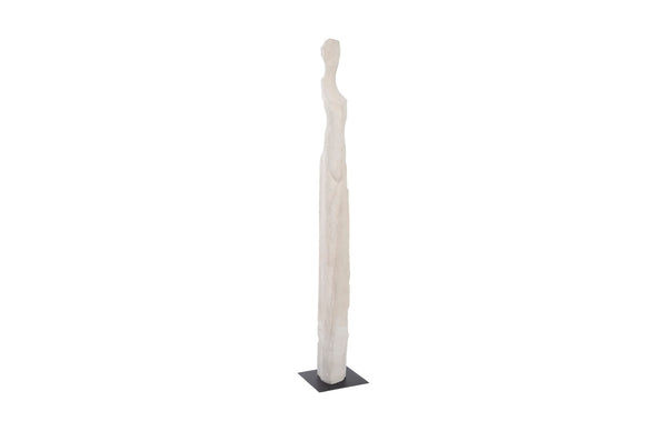 Phillips Collection Cast Colossal Roman Stone Woman Sculpture - Abstract Timeless Art for Dramatic Indoor & Outdoor Display PH102844