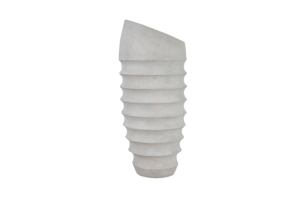 Phillips Collection JP Wall Planter - Modern Left Slant Design for Vertical Gardens, Lightweight Resin Composite Beauty PH103378