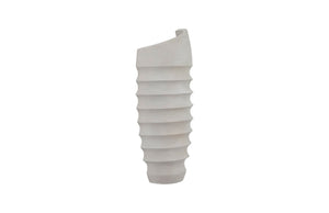 Phillips Collection JP Right Slant Wall Planter - Modern Pale Roman Stone Vertical Garden Decor for Indoor/Outdoor Use PH103381
