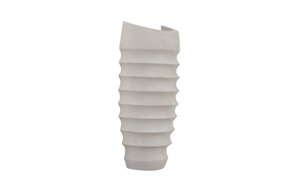 Phillips Collection JP Wall Planter - Center Slant Design for Modern Spaces, Lightweight Resin, Ideal for Indoor & Outdoor Use PH103387