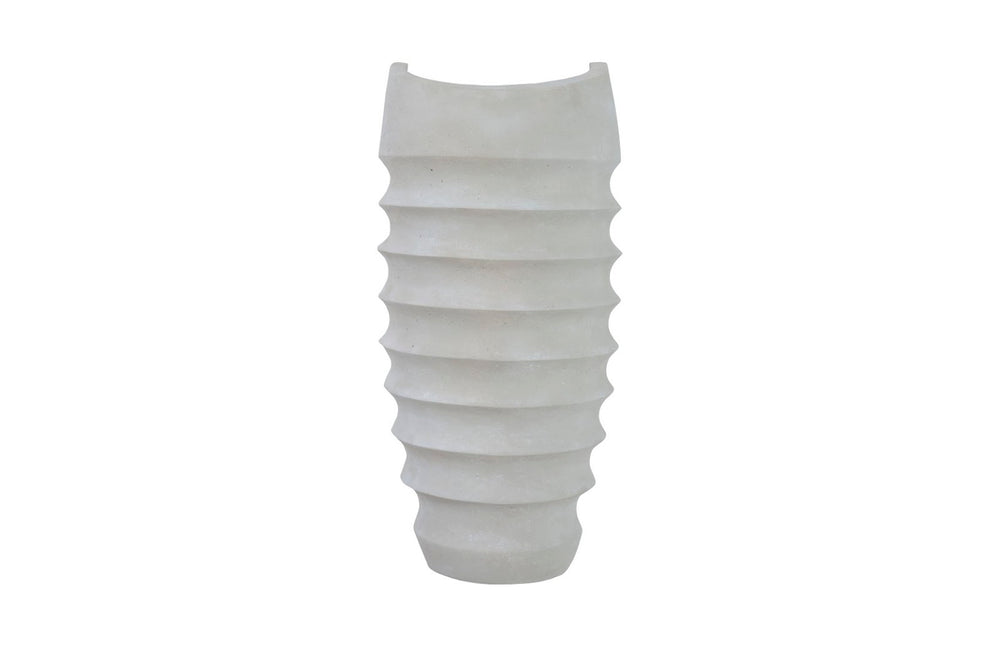 Phillips Collection JP Wall Planter - Center Slant Design for Modern Spaces, Lightweight Resin, Ideal for Indoor & Outdoor Use PH103387