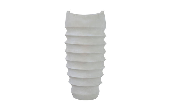 Phillips Collection JP Wall Planter - Center Slant Design for Modern Spaces, Lightweight Resin, Ideal for Indoor & Outdoor Use PH103387