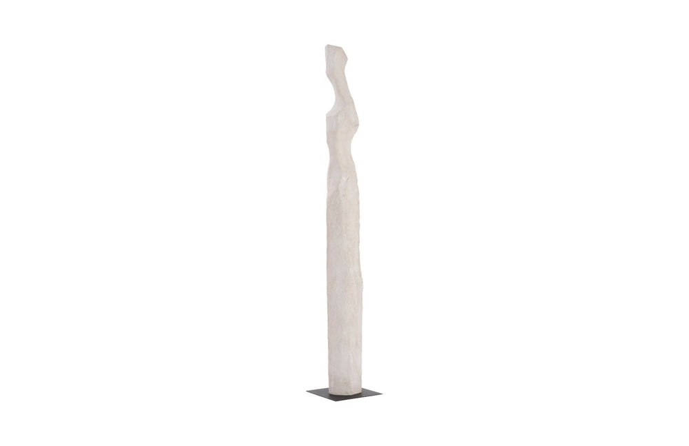 Phillips Collection Cast Colossal Abstract Female Sculpture - 99" Aged Roman Stone Finish for Dramatic Interiors & Outdoors PH103390