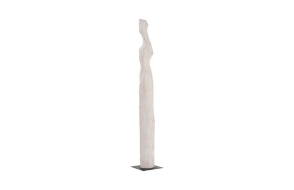Phillips Collection Cast Colossal Abstract Female Sculpture - 99" Aged Roman Stone Finish for Dramatic Interiors & Outdoors PH103390