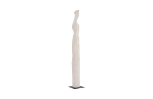 Phillips Collection Cast Colossal Abstract Female Sculpture - 99" Aged Roman Stone Finish for Dramatic Interiors & Outdoors PH103390