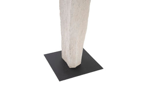 Phillips Collection Cast Colossal Abstract Female Sculpture in Roman Stone Finish - Elegant Statement for Large Spaces PH103391