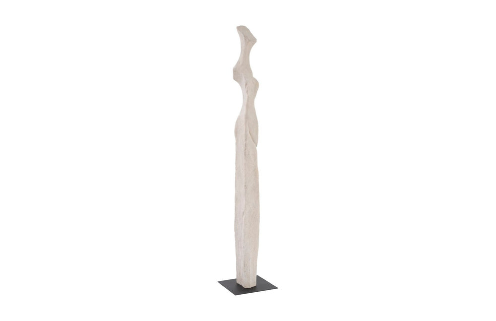 Phillips Collection Cast Colossal Abstract Female Sculpture in Roman Stone Finish - Elegant Statement for Large Spaces PH103391