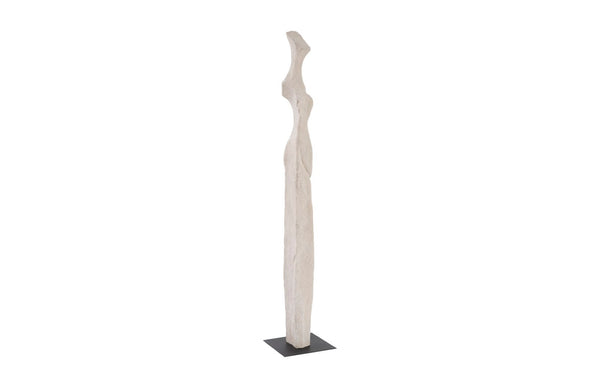 Phillips Collection Cast Colossal Abstract Female Sculpture in Roman Stone Finish - Elegant Statement for Large Spaces PH103391