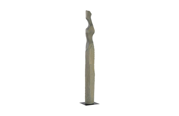 Phillips Collection Cast Colossal Women Sculpture in Splinter Stone Finish – Elegant Abstract Art for Foyers & Gardens PH103392